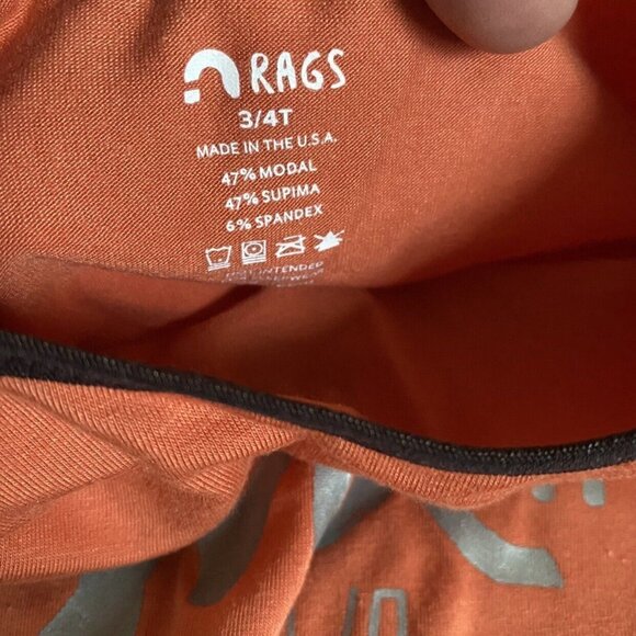 NWT Rags Jinx Graphic Romper Size 3-4T - Picture 3 of 3